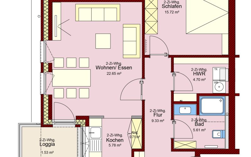 2 Zimmer Energieeffiziente Neubau Eigentumswohnung im Quartier Helleheide ID 2236 8